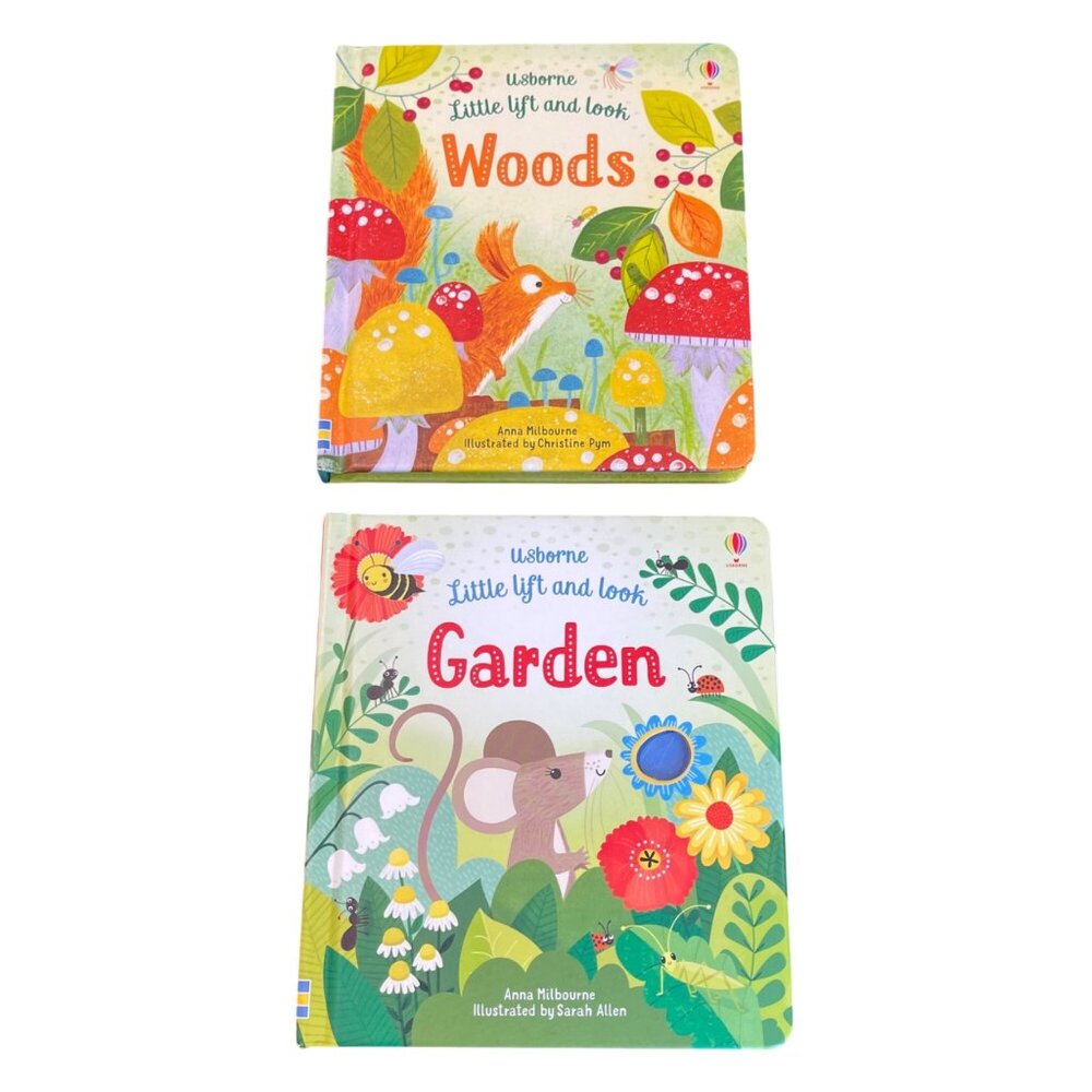Usborne Lift‎ and Look Woods and Garden Books by Anna Milbourne Hardback